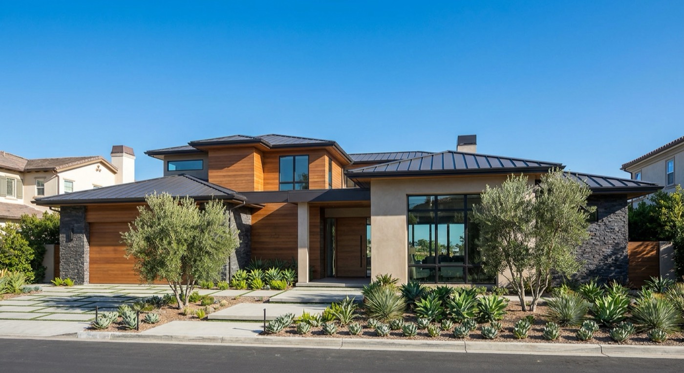 Mediterranean home with terracotta roof